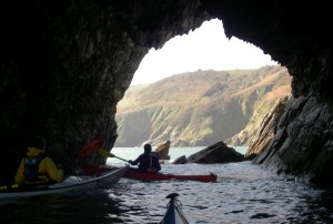 Pudcombe cove cave